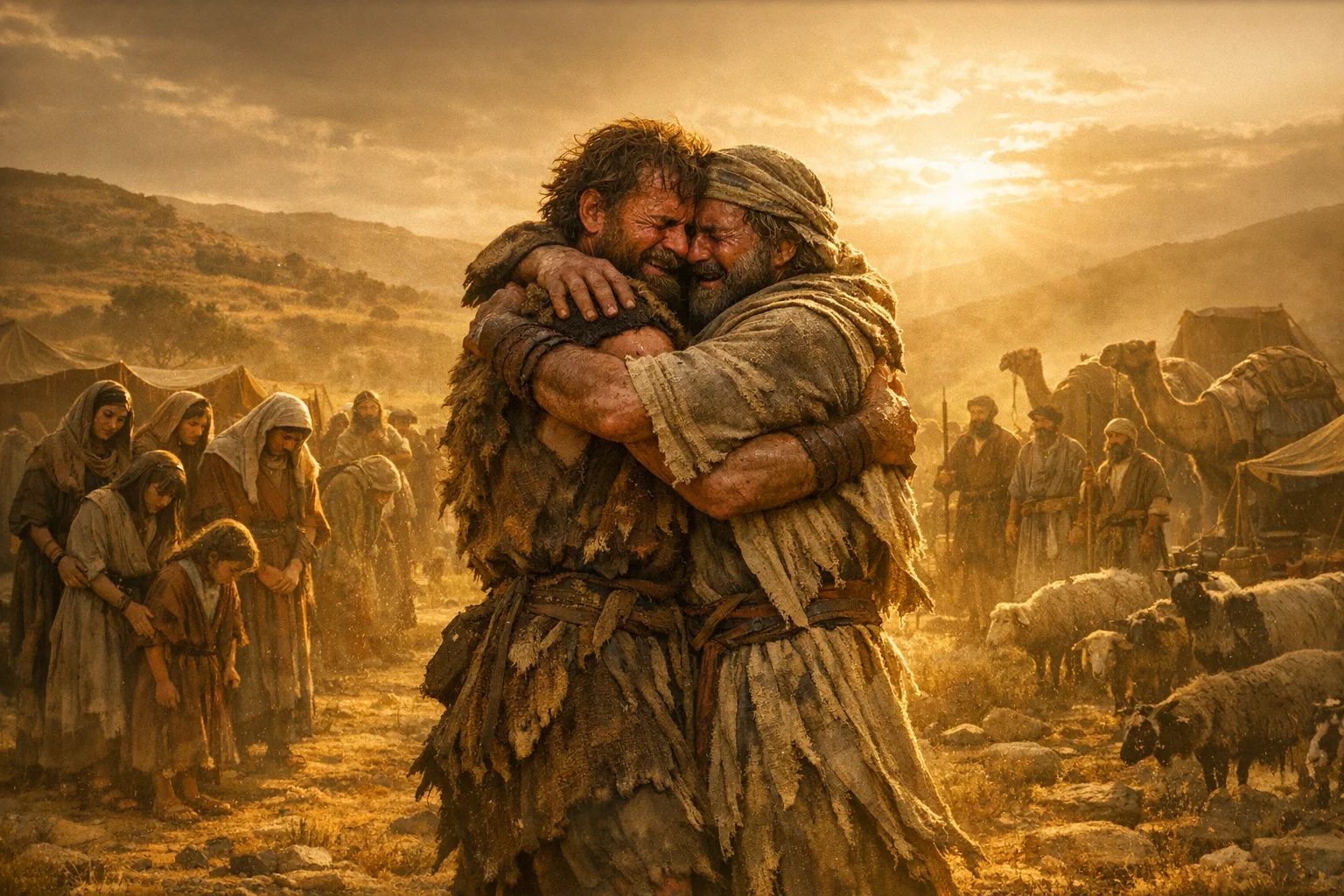 The Brothers Embrace