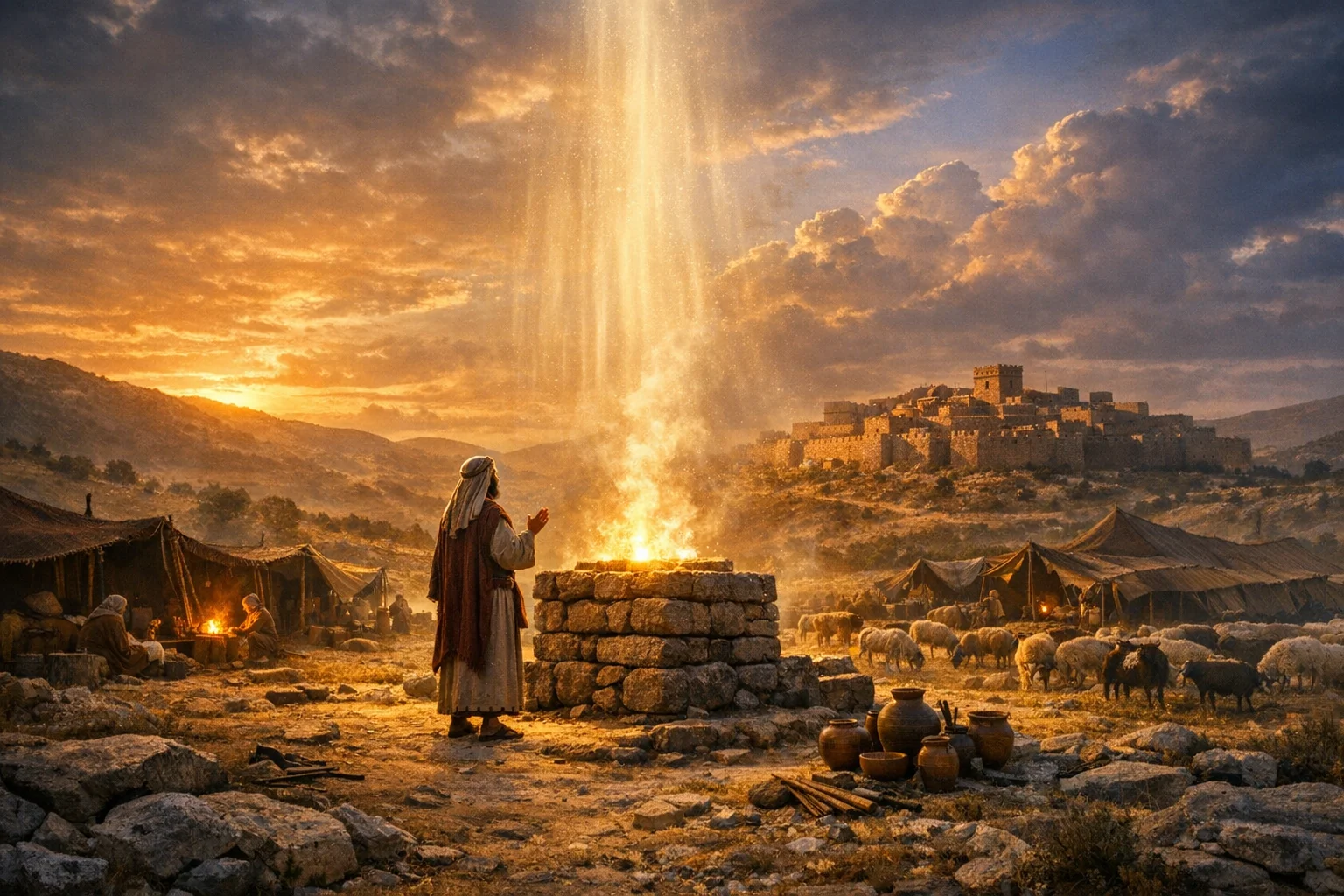 Jacob Builds an Altar at Shechem