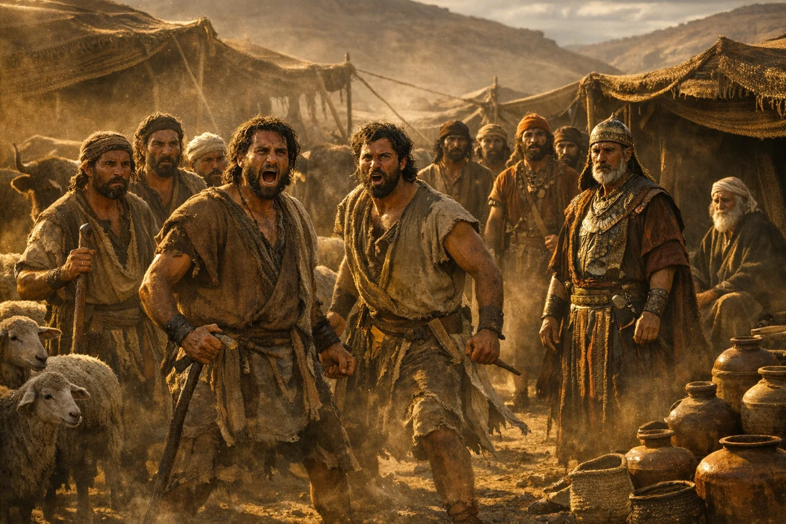 The Brothers Hear and Burn with Anger