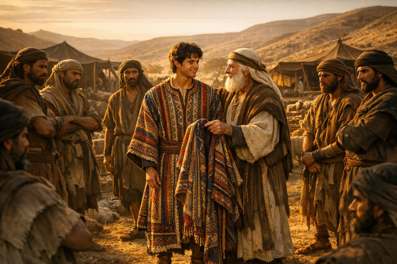 Joseph Receives the Ornate Robe