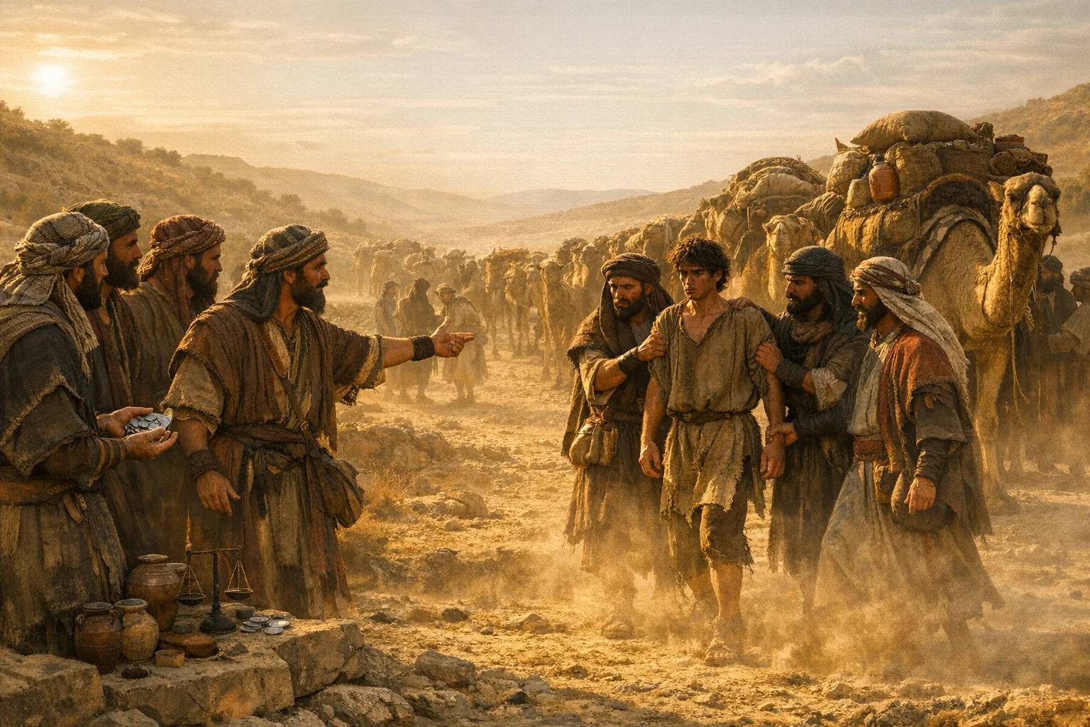 Sold to the Caravan Bound for Egypt