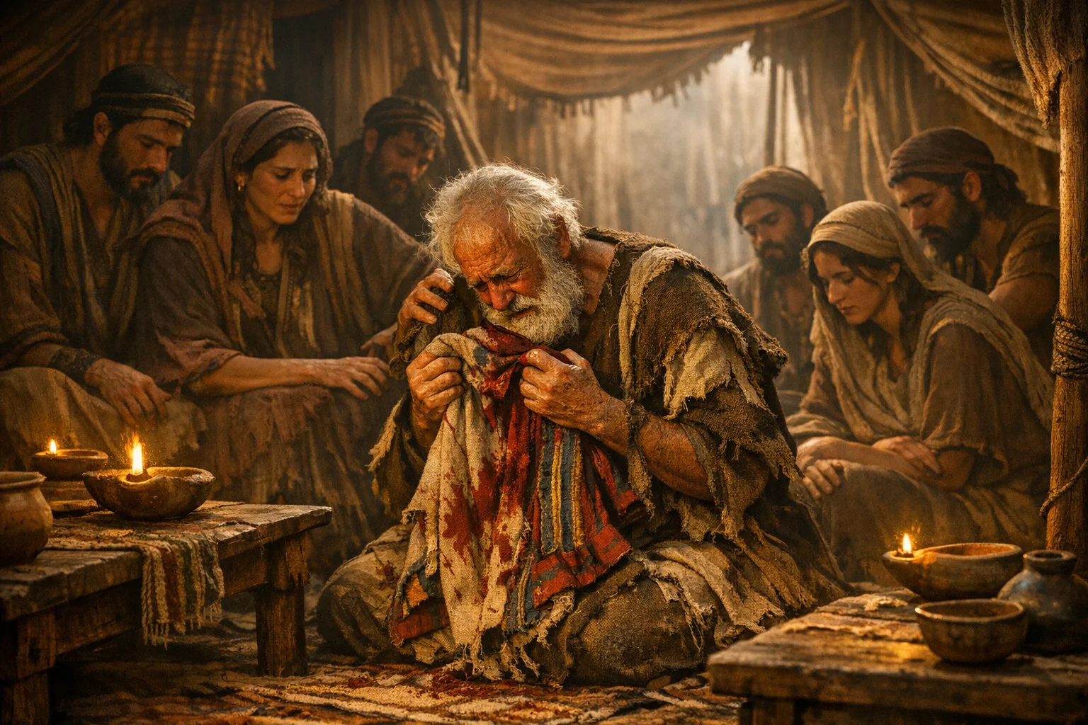 Jacob Mourns Over the Bloodied Robe