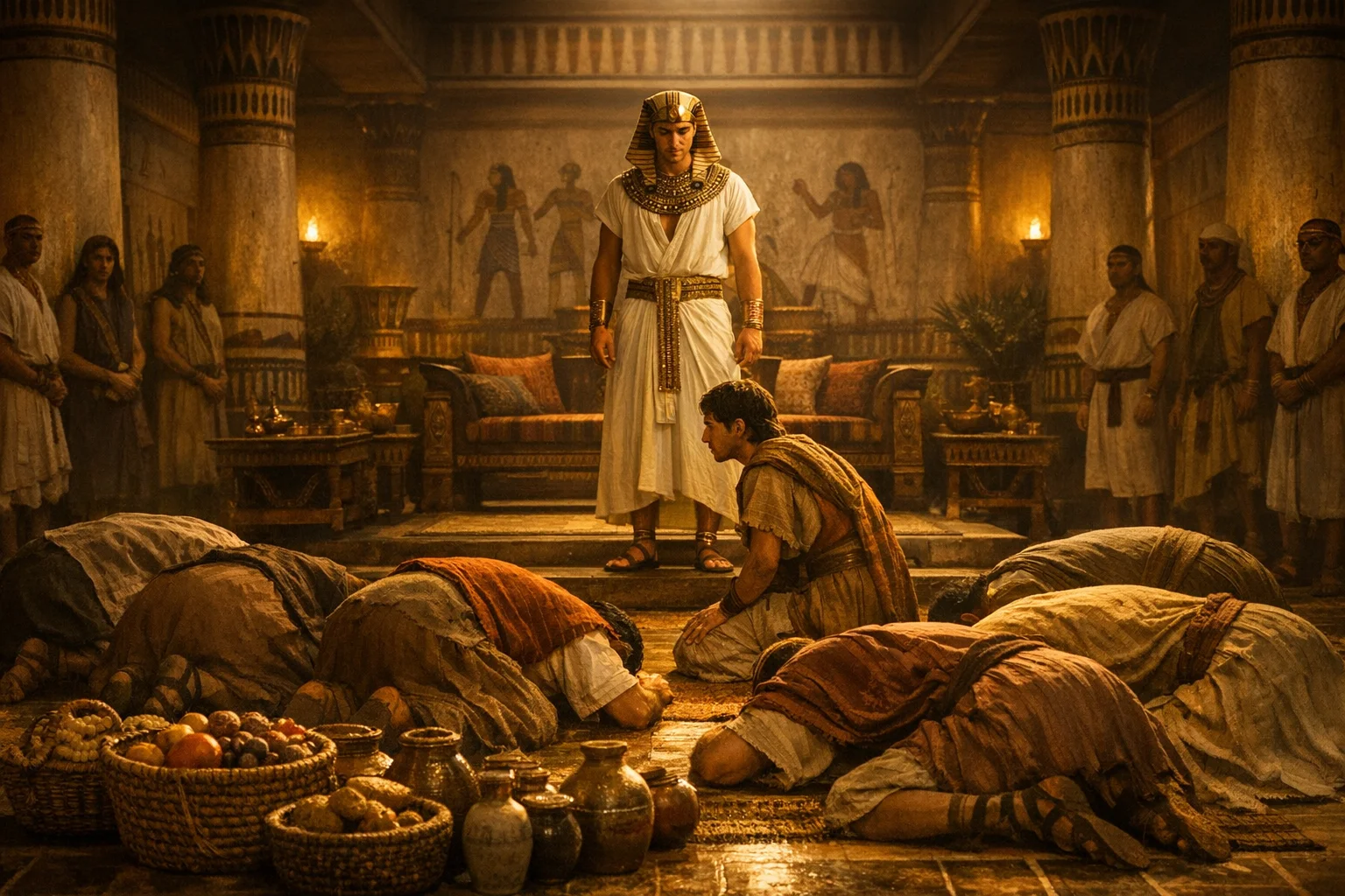 The Brothers Bow Before Joseph