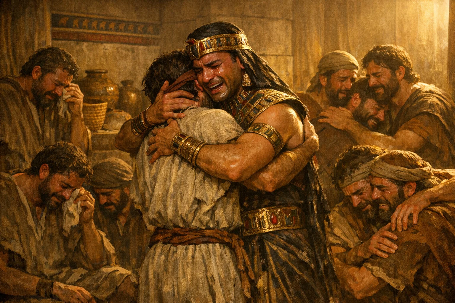 Joseph Embraces Benjamin