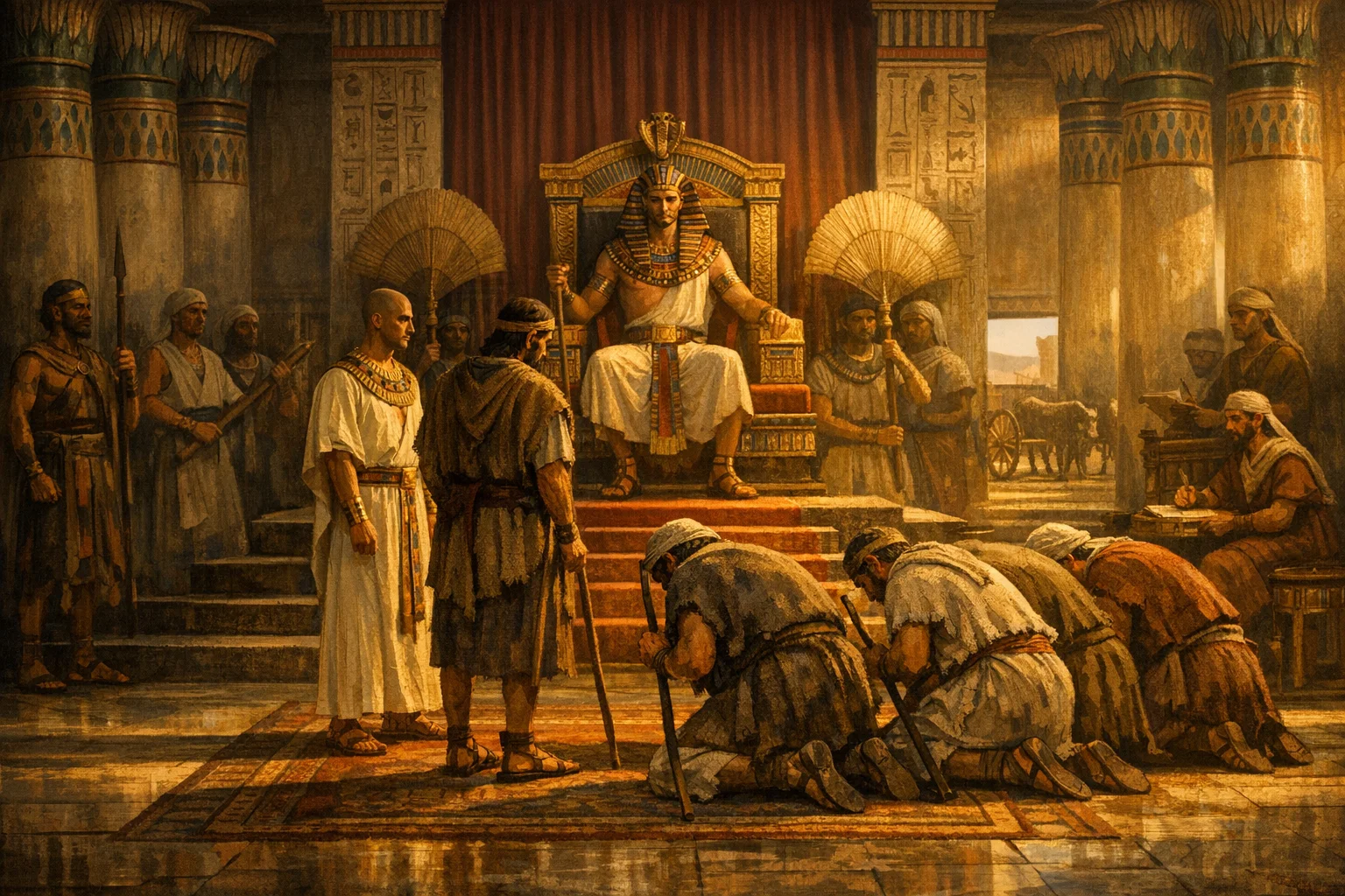 Joseph Presents His Brothers to Pharaoh