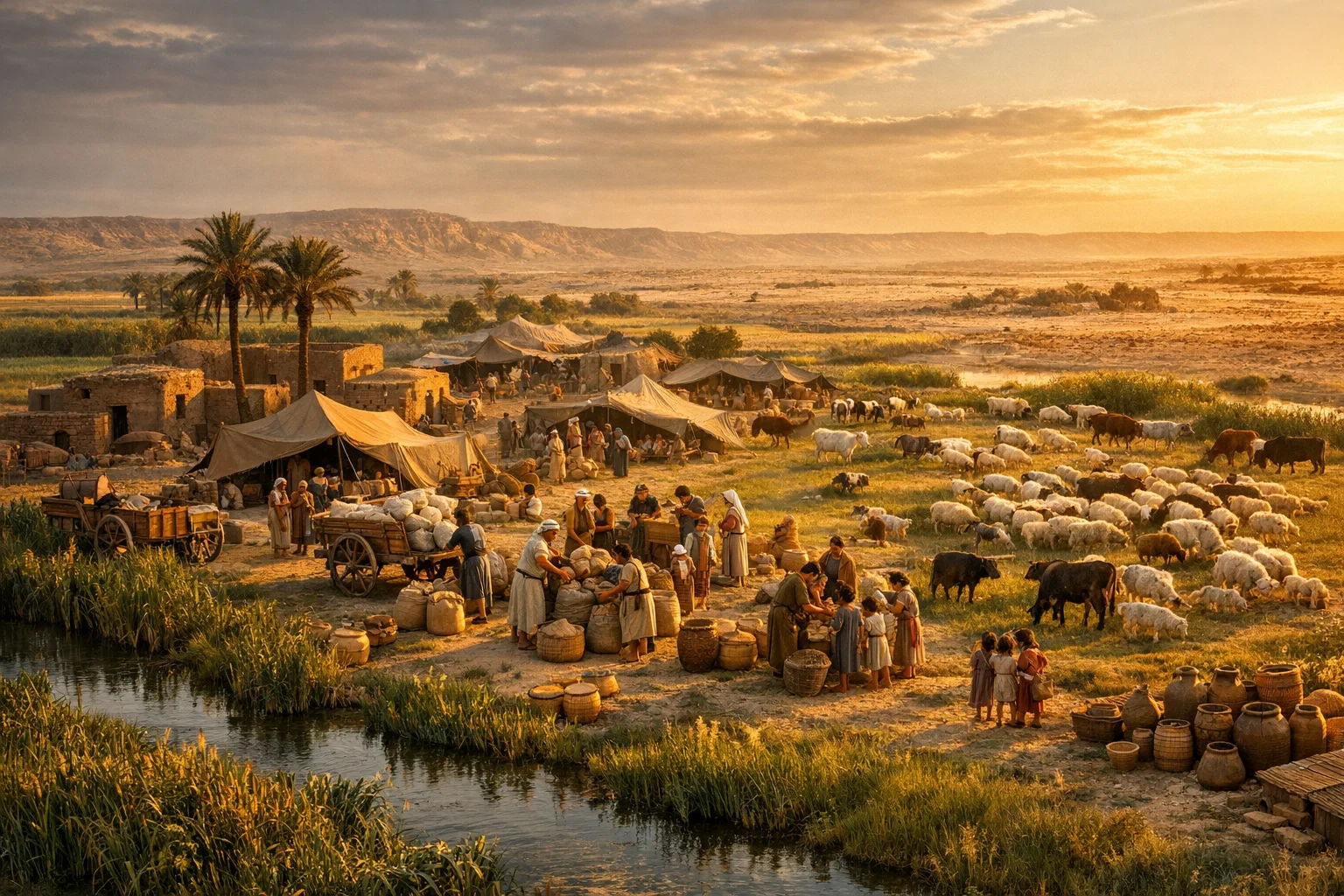 Israel Settles in Goshen