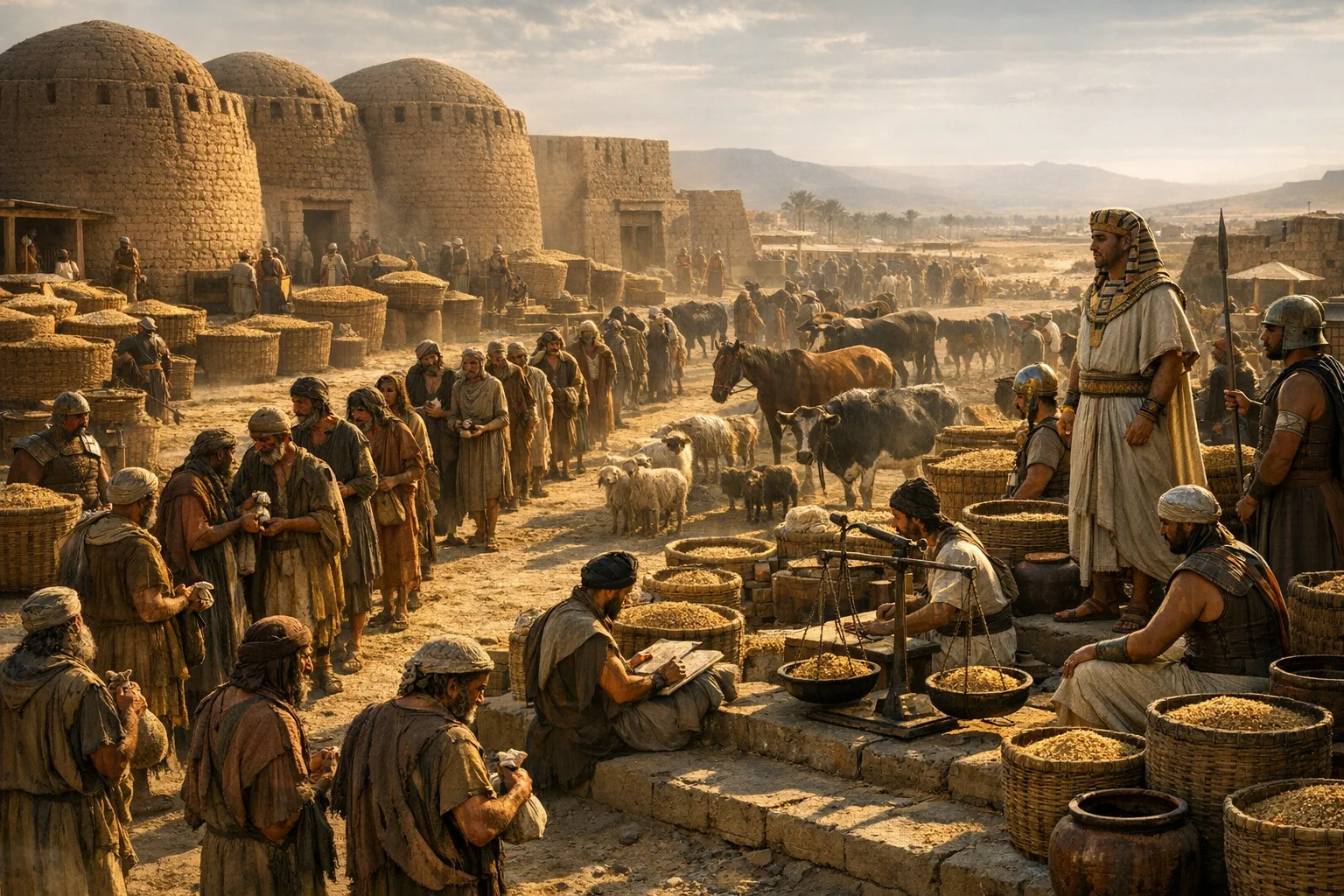 The Famine Drains the Land