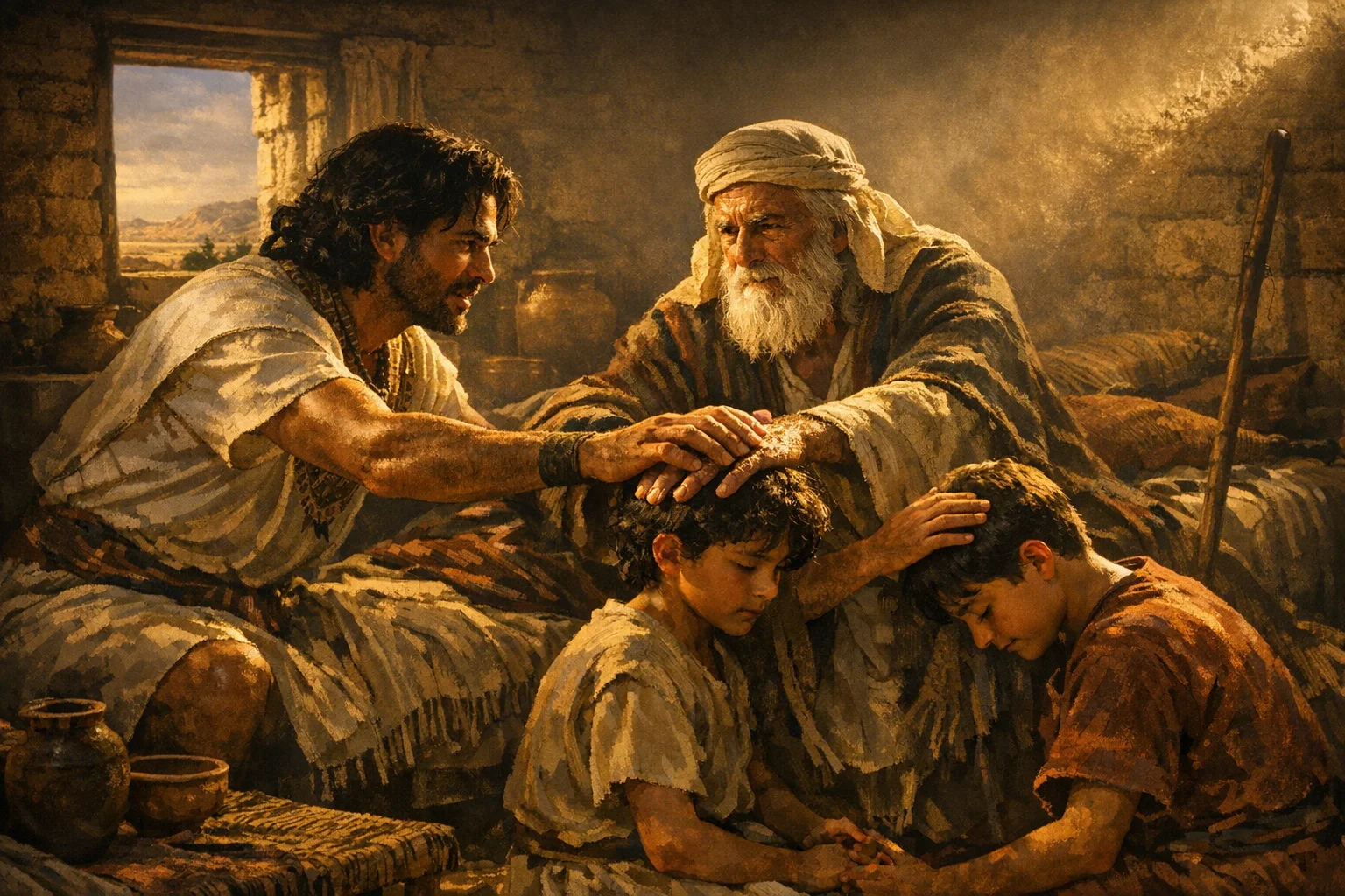 Joseph Protests and Jacob Foretells the Future
