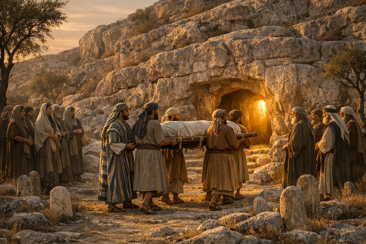 Burial in the Cave of Machpelah