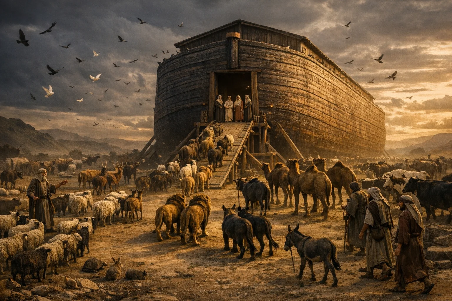 The Animals Come in Pairs