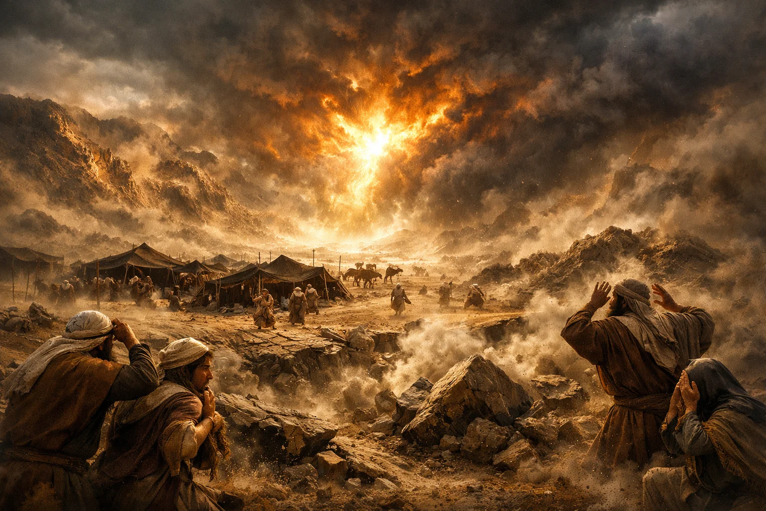 The Earth Trembles Before Him