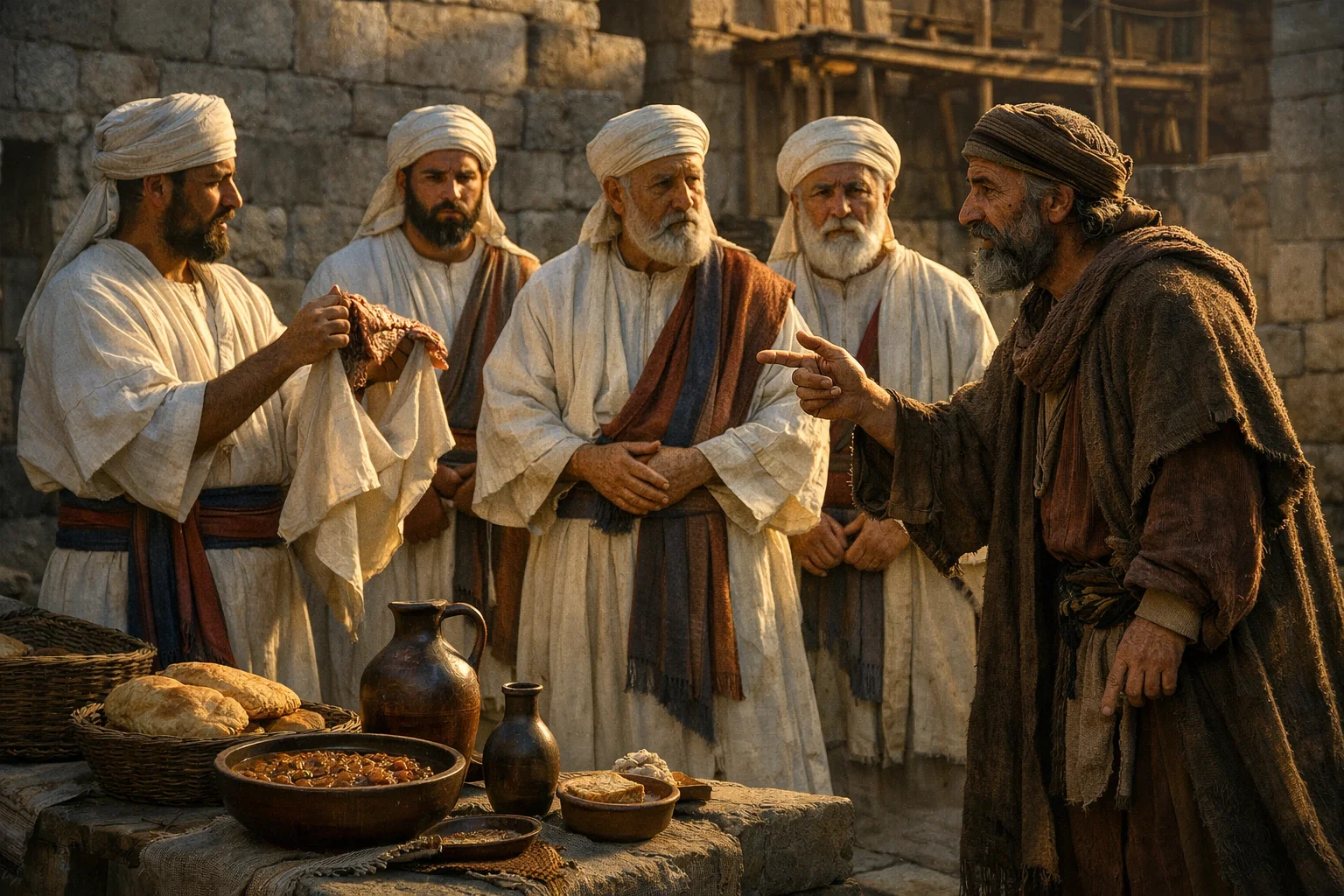 Defilement Before the Priests