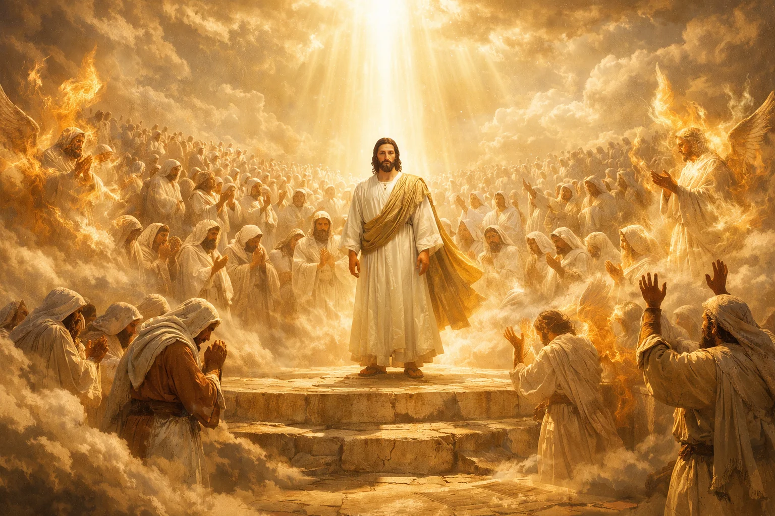 Angels Worship the Firstborn