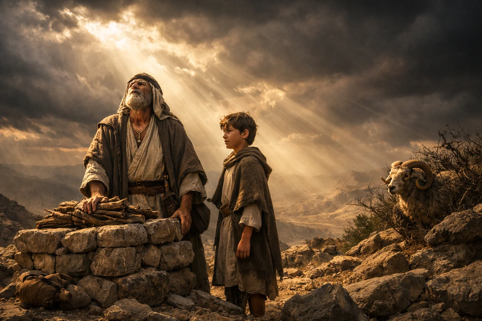 Abraham Offers Isaac