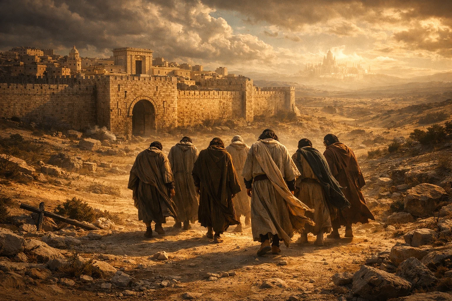 Outside the City Gate