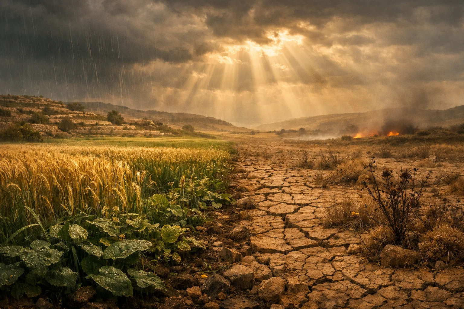 The Field of Blessing and Burning