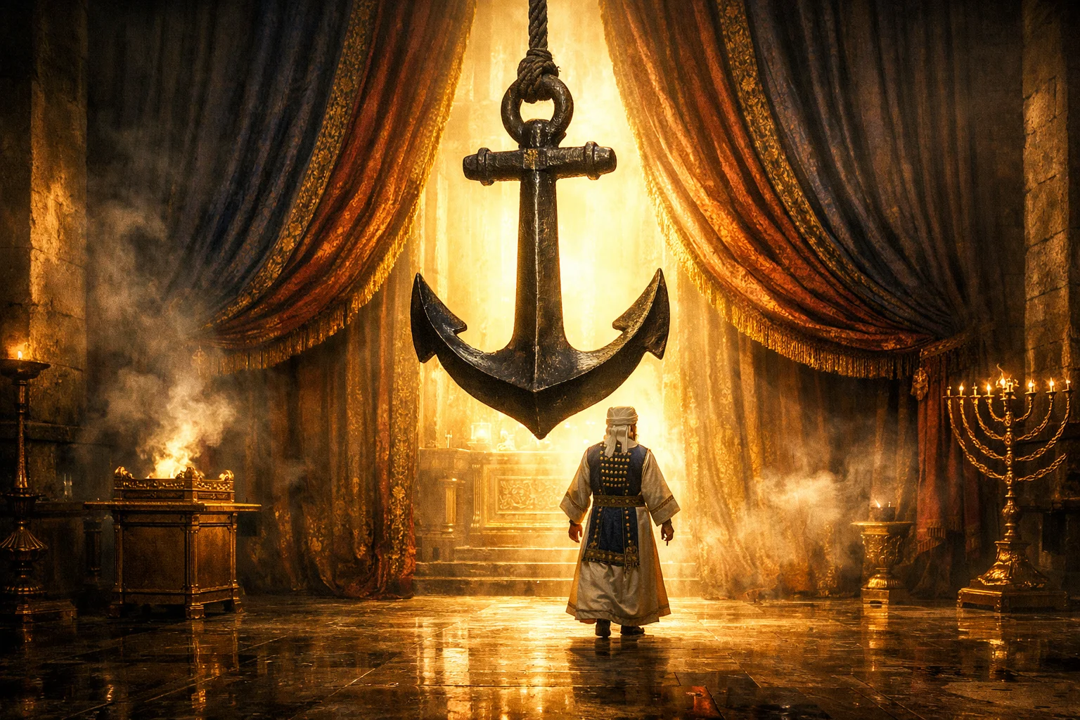 Hope Anchored Beyond the Curtain