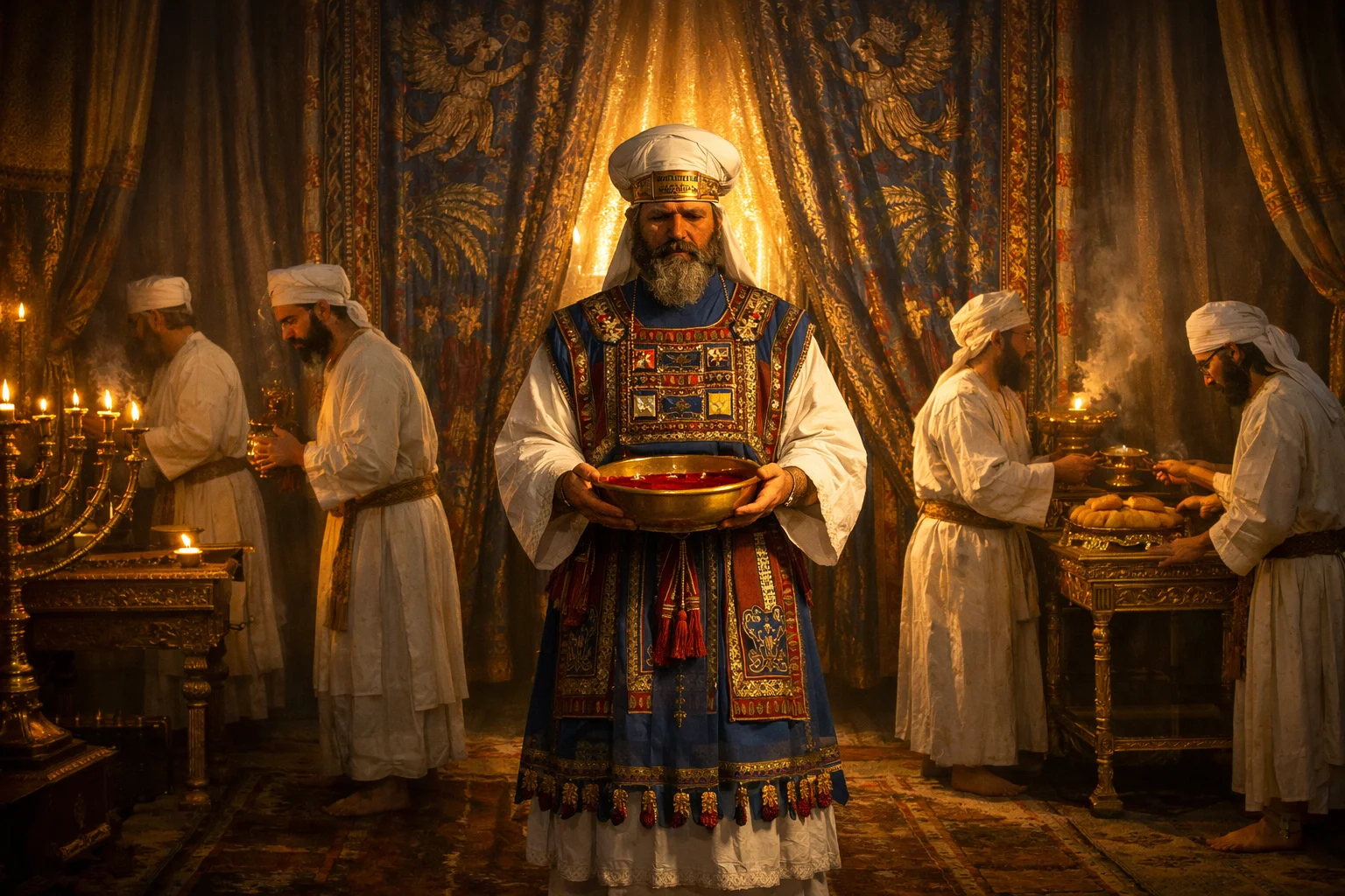 Priests in the Outer Room, High Priest Beyond the Veil