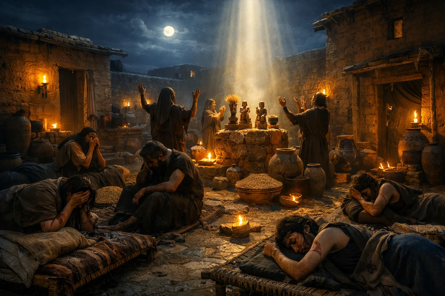 Wailing on Their Beds