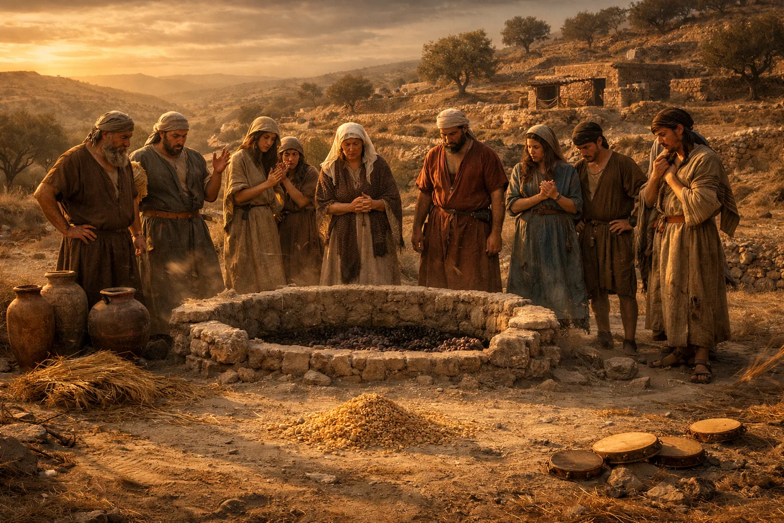 Joy Turned to Emptiness at the Threshing Floor
