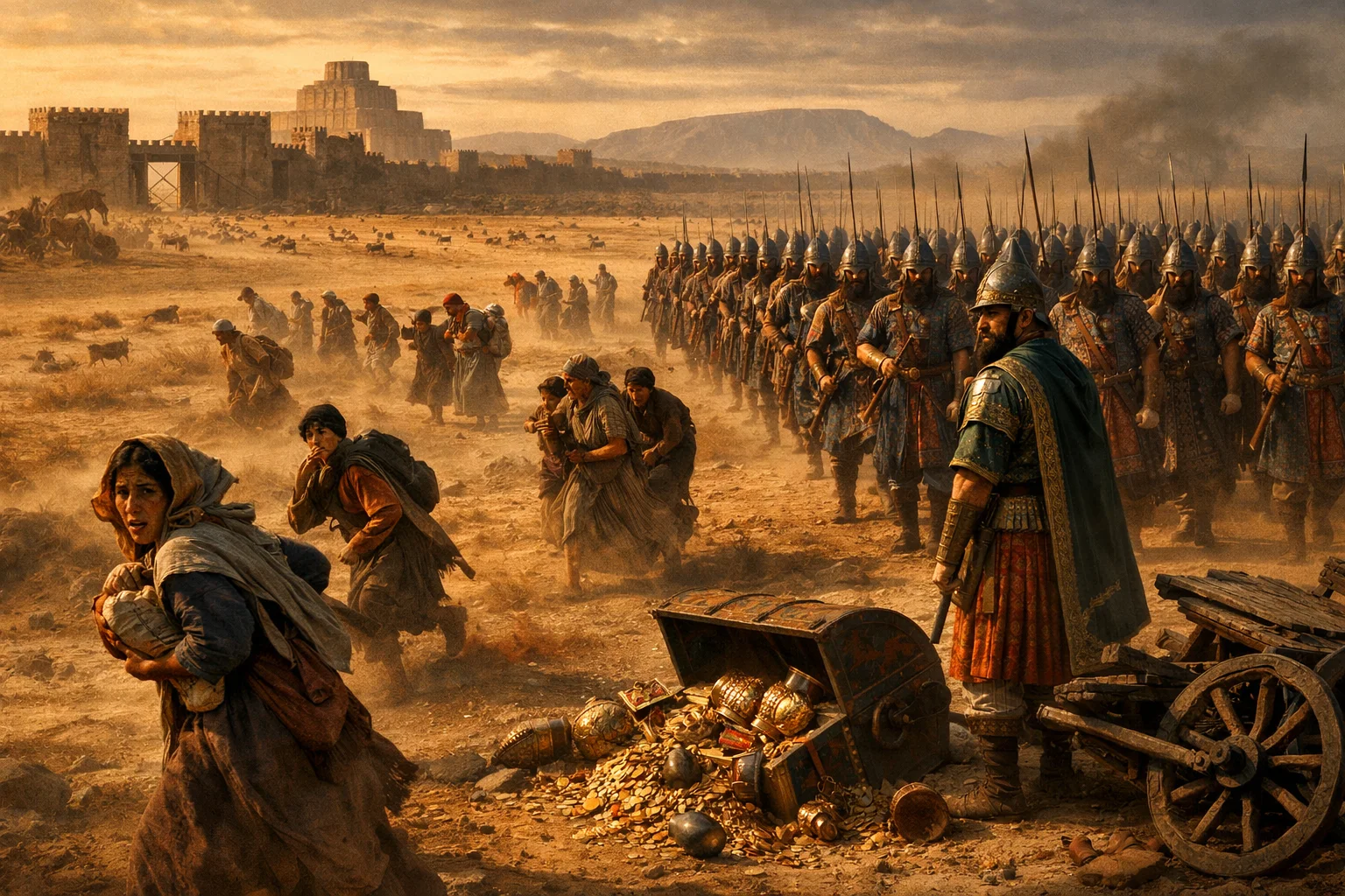 The Medes Advance Without Mercy