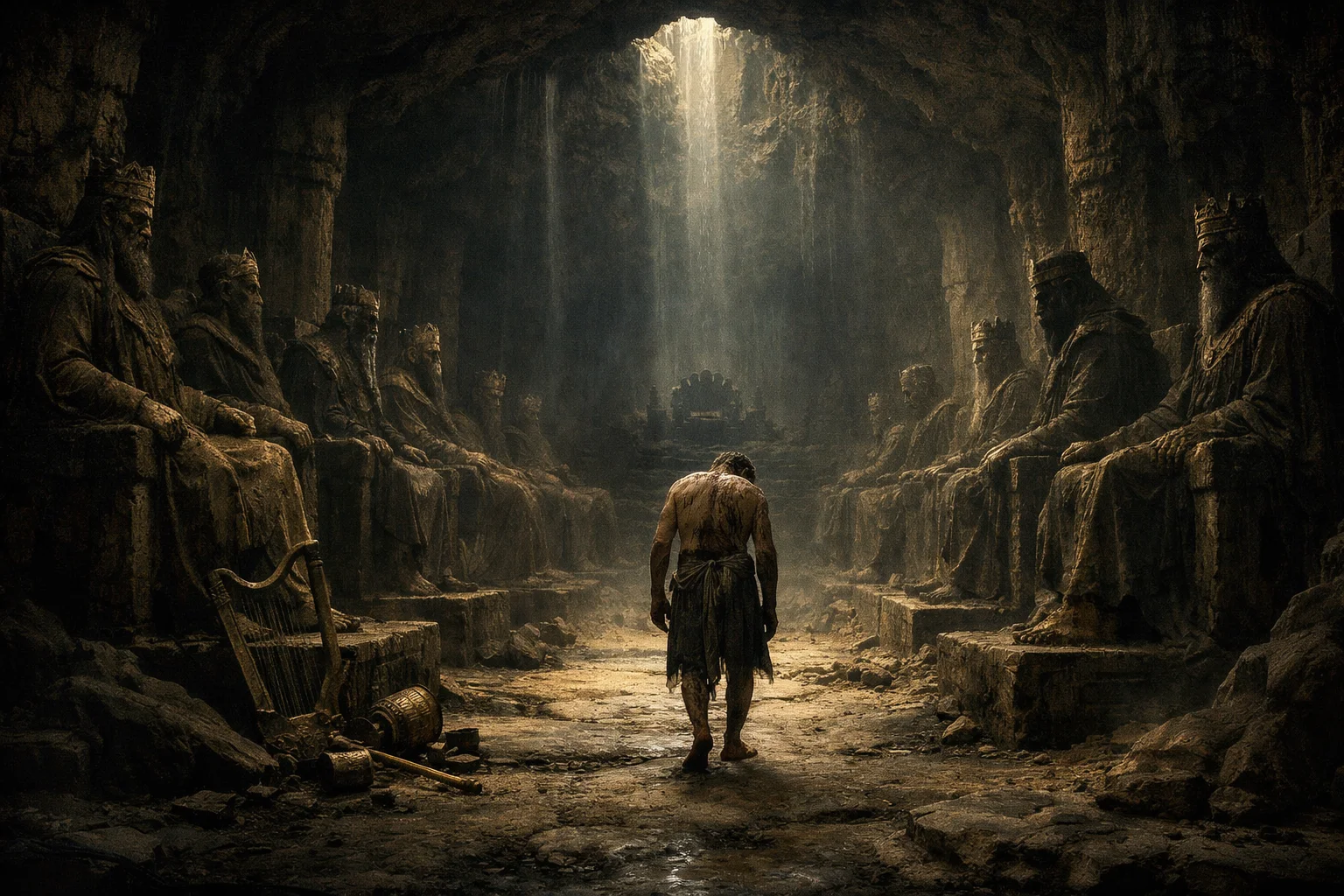 The King Descends to Sheol