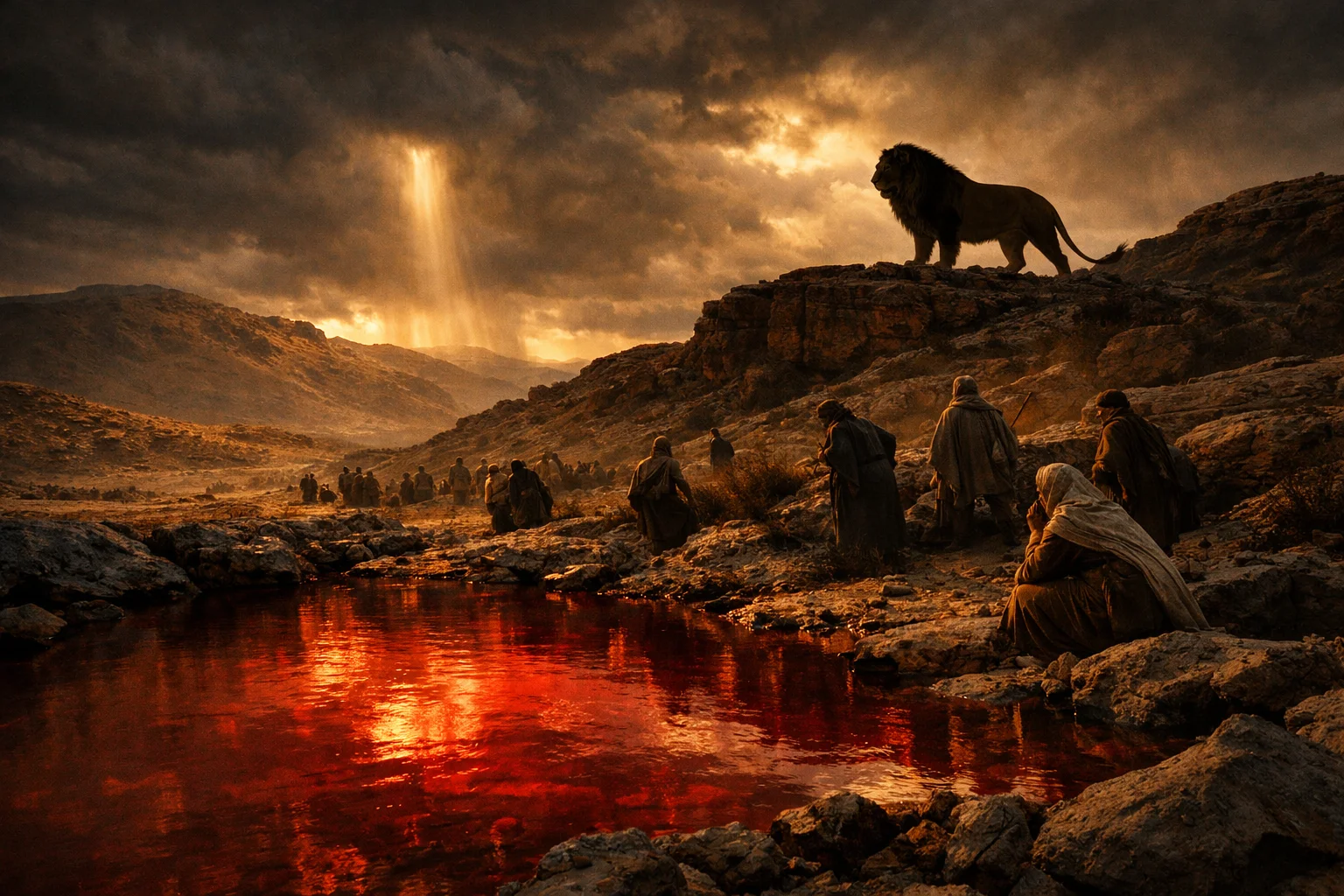 Blood at Dimon and the Looming Lion