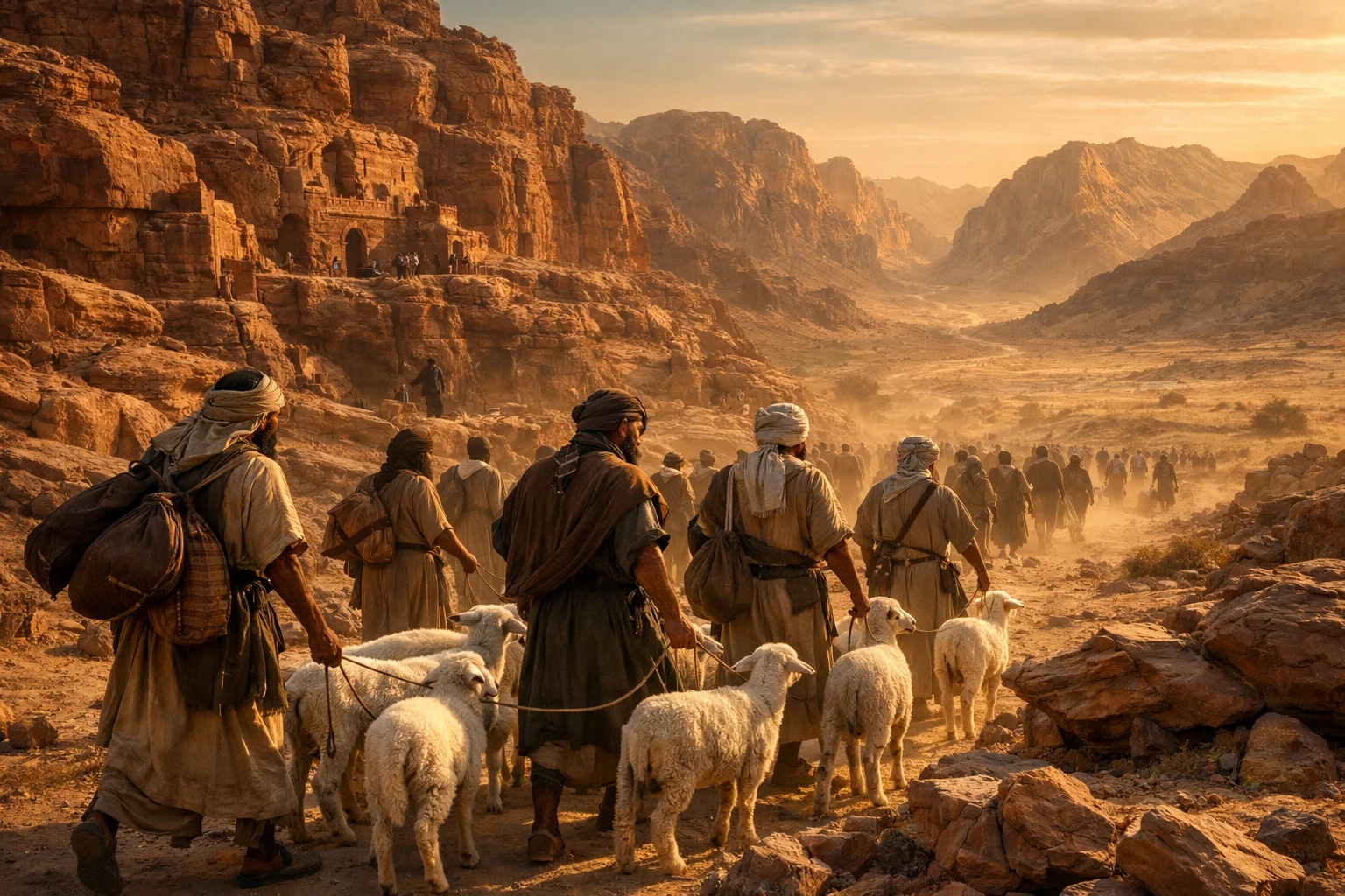 Lambs Across the Desert