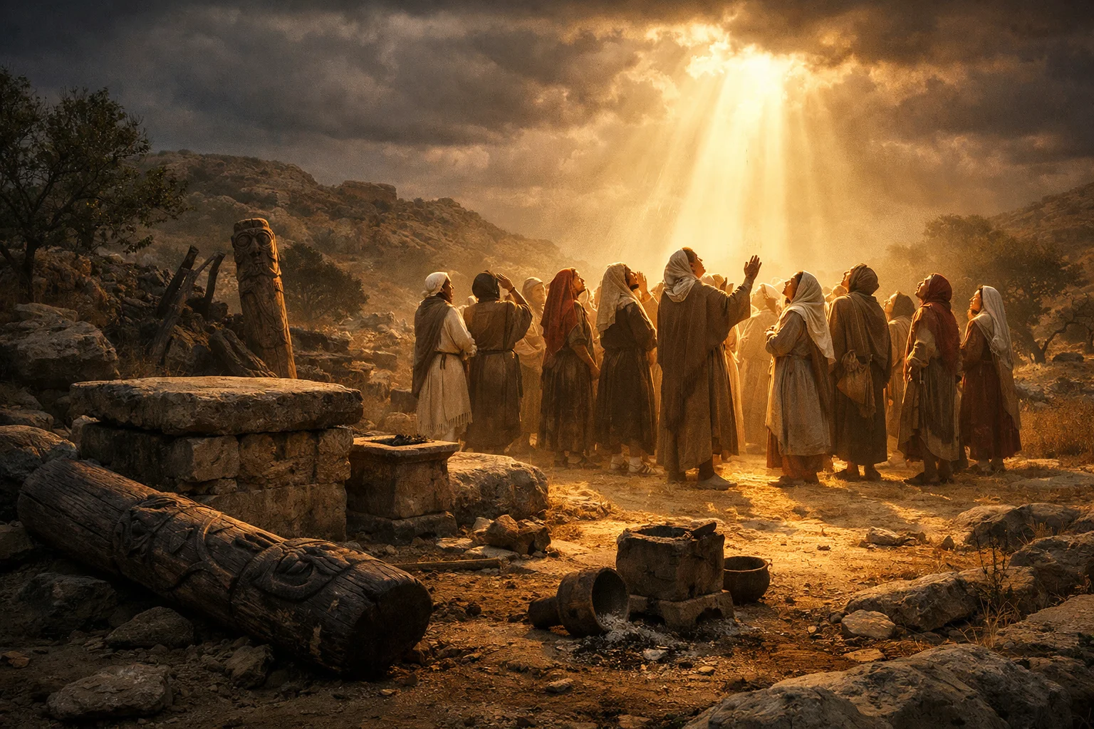 Eyes Turn to the Holy One