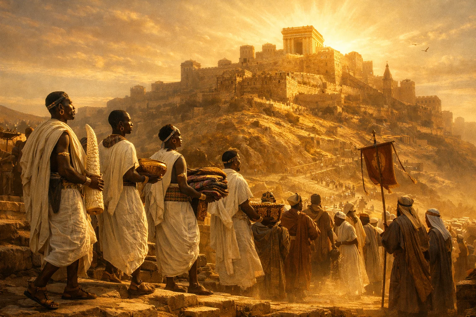 Gifts Brought to Mount Zion