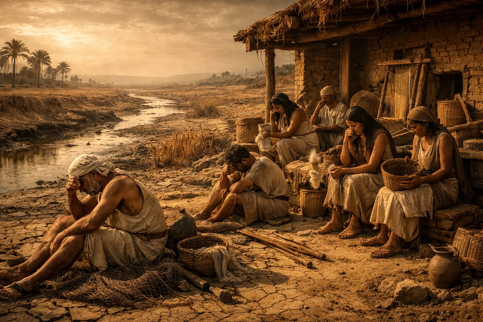 The Nile Dries and the Workers Mourn