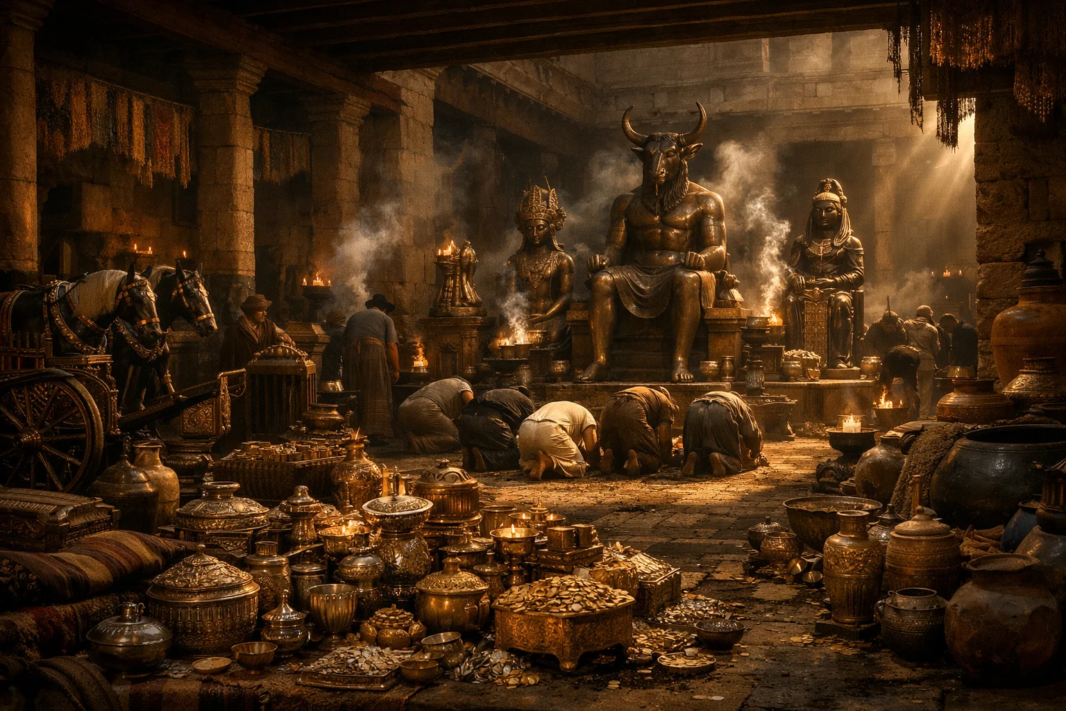 A Land Full of Idols and Wealth