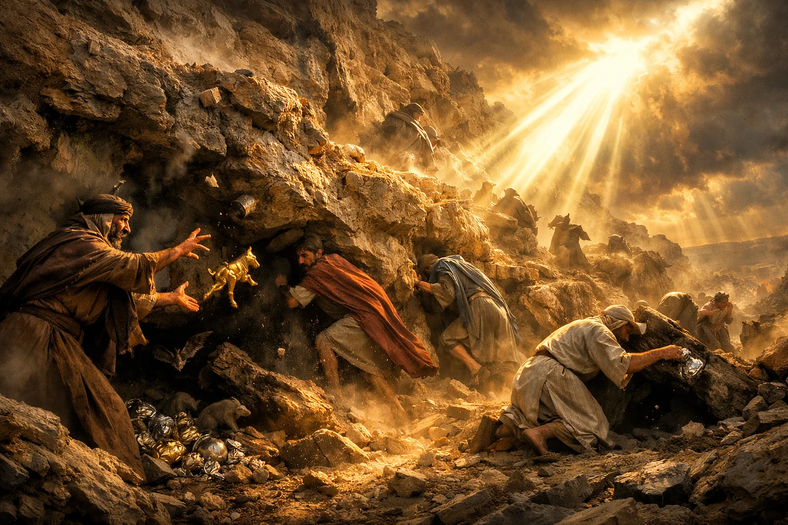 Idols Cast Away in the Caves