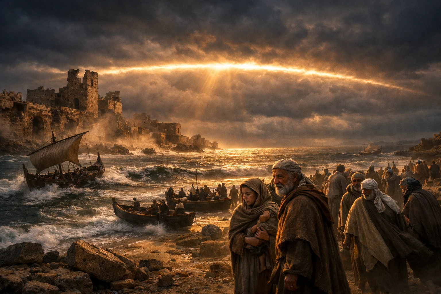 The Hand Stretched Over the Sea