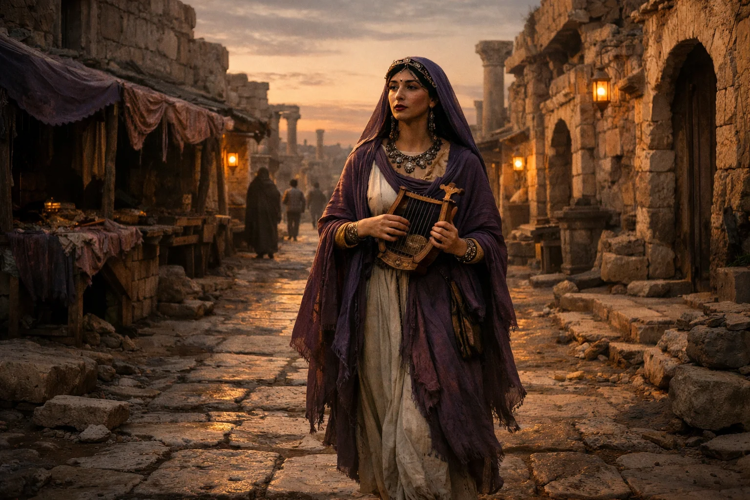 The Forgotten City with a Harp