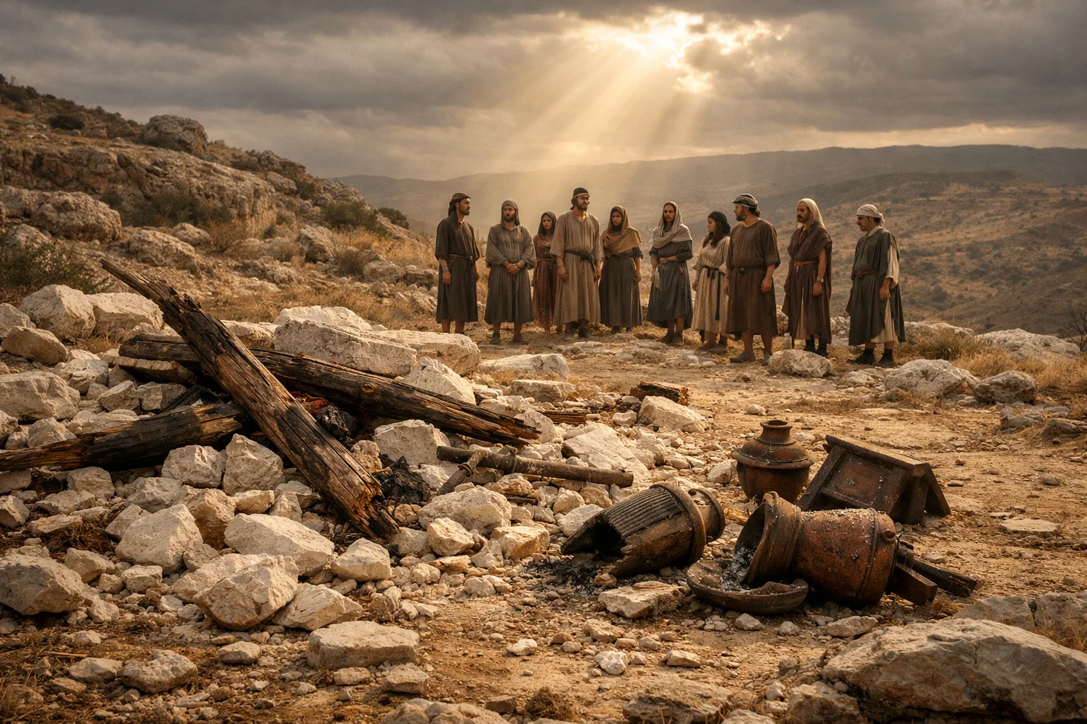 Stones of Idols Crushed