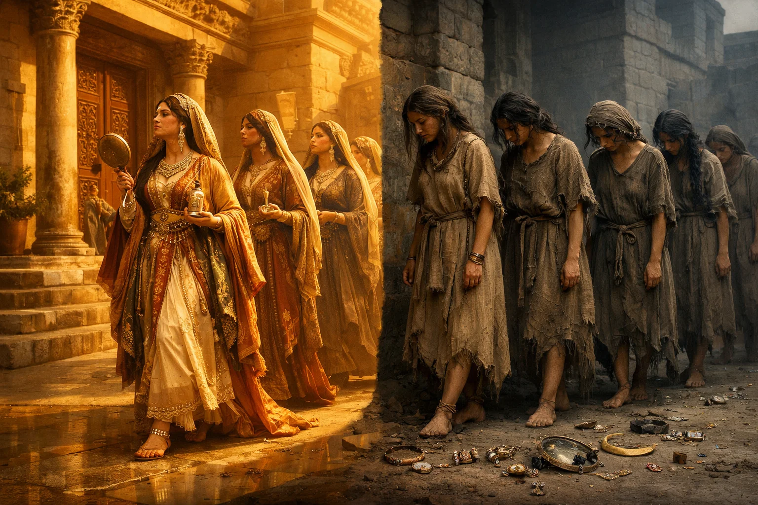 The Pride of Zion's Women Stripped Away