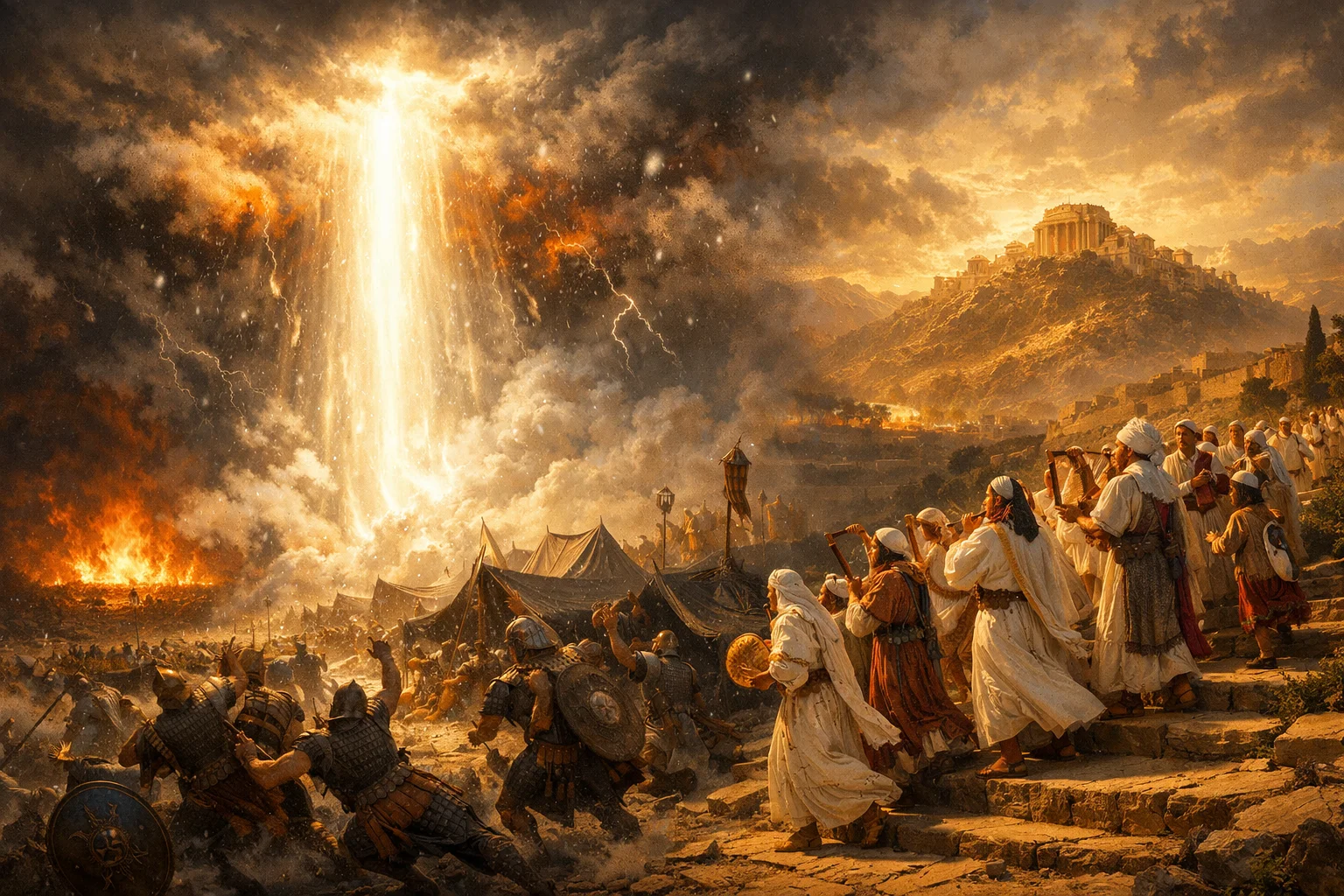 The LORD’s Fiery Coming Against Assyria