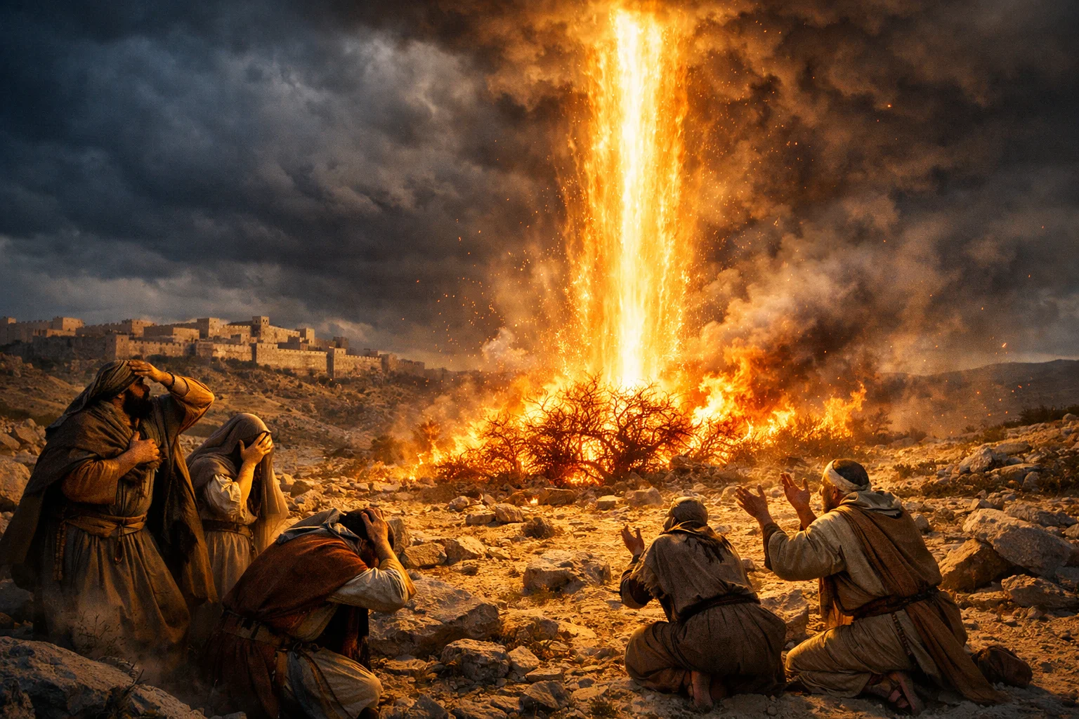 The LORD Arises in Consuming Fire