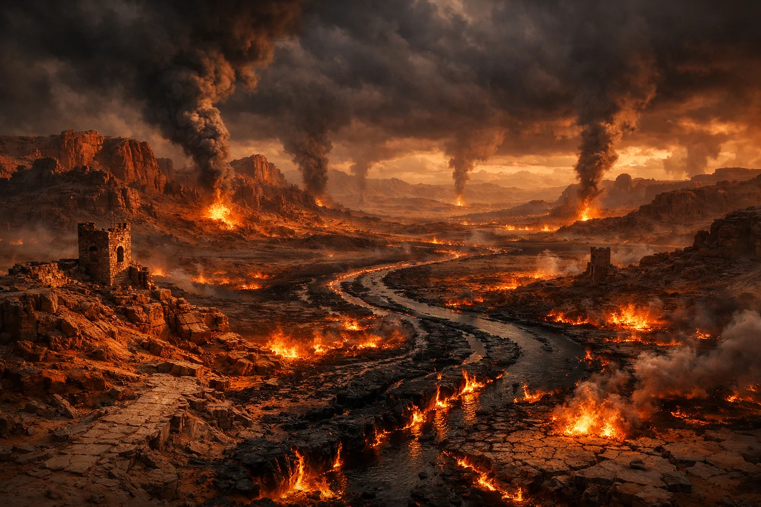 Land of Burning Pitch