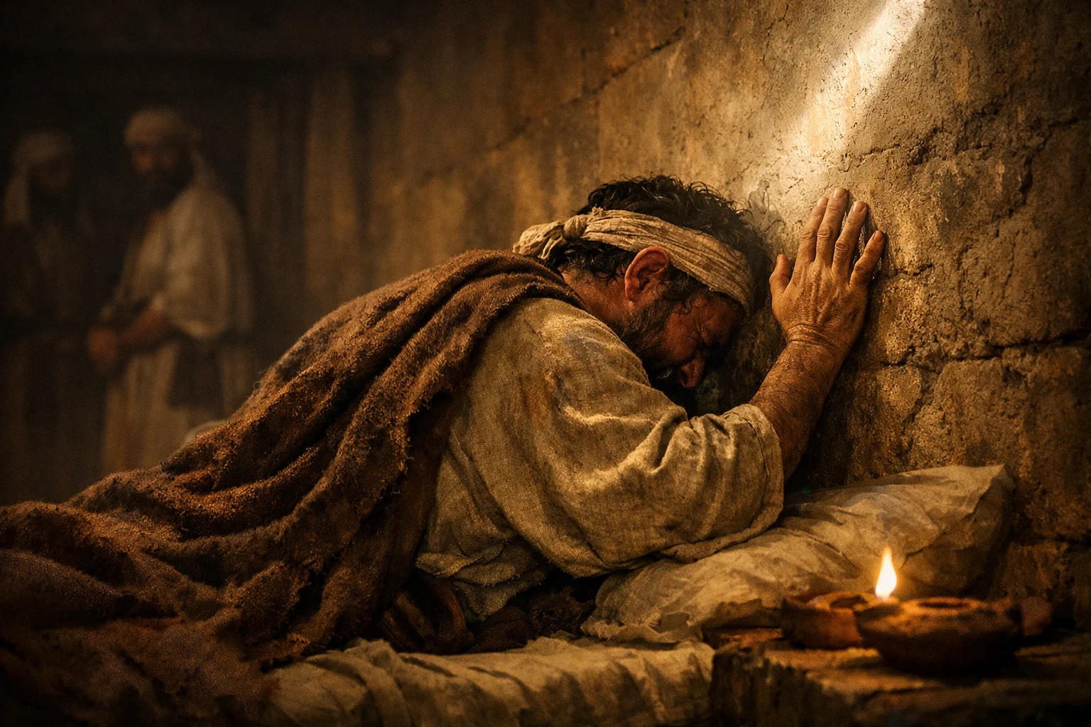 Hezekiah Turns to the Wall and Weeps