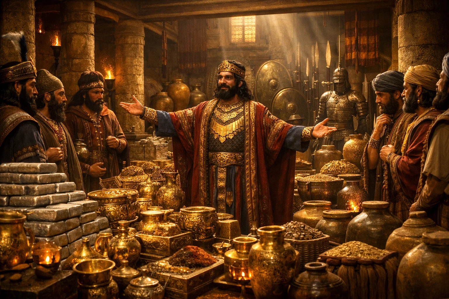 Hezekiah Reveals His Treasures