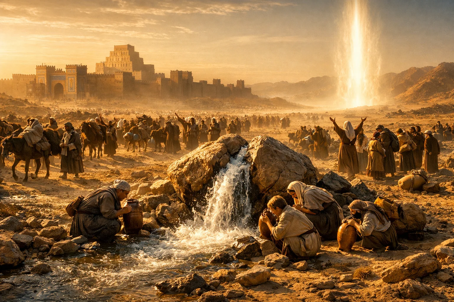 Flee Babylon, Water from the Rock