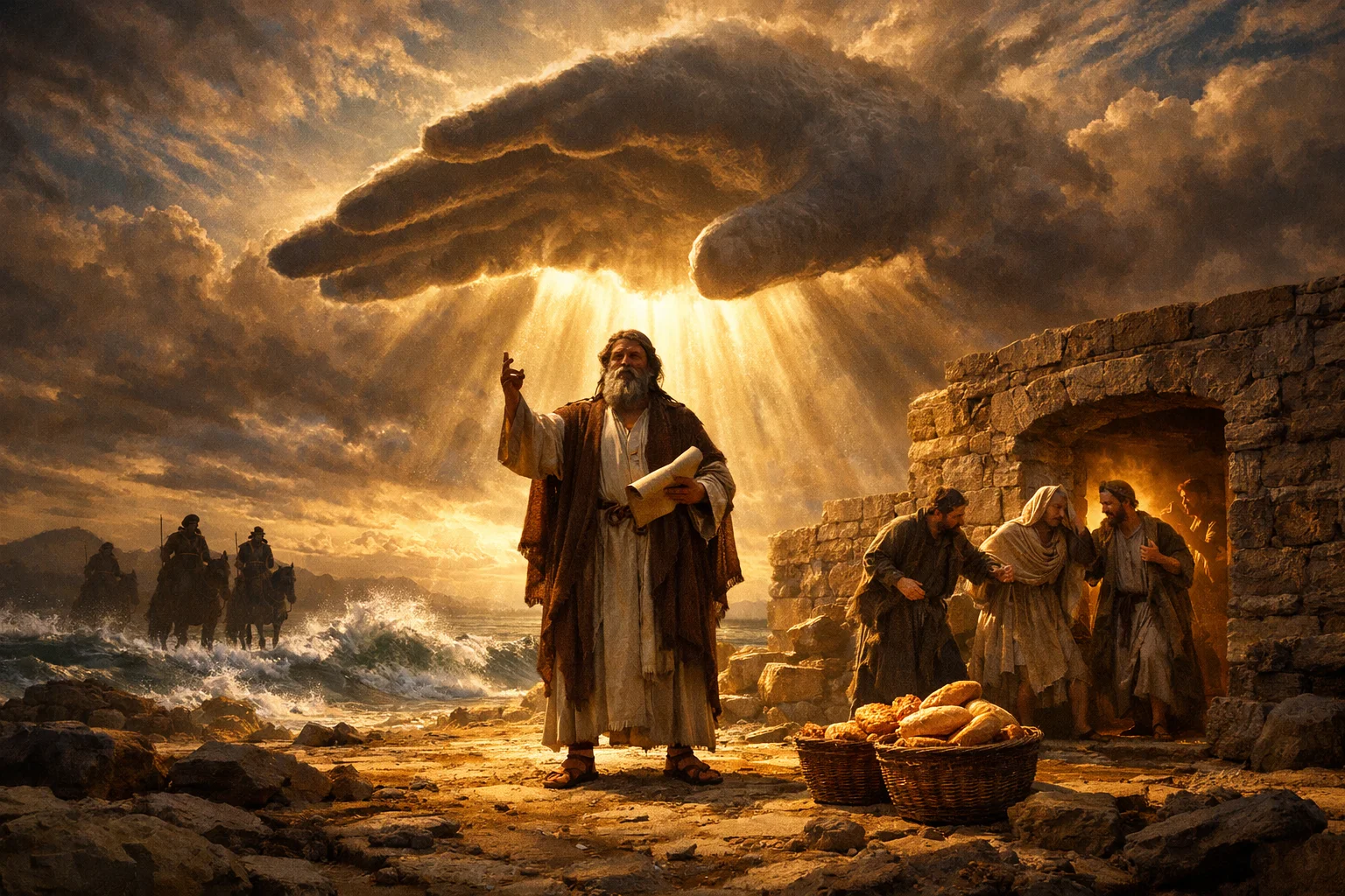 Covered by the Shadow of His Hand