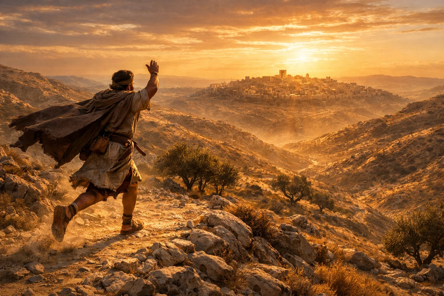 The Messenger on the Mountains