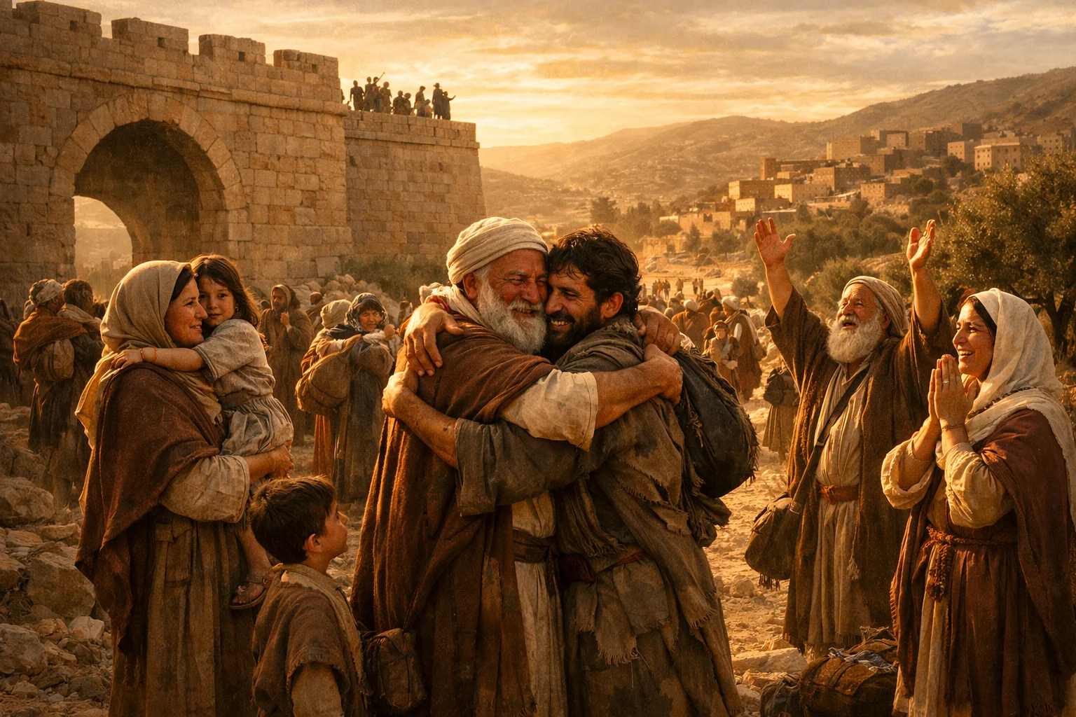 Children Return from Afar