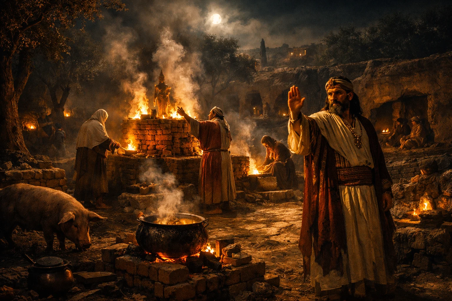 Provocation in Gardens and Graves