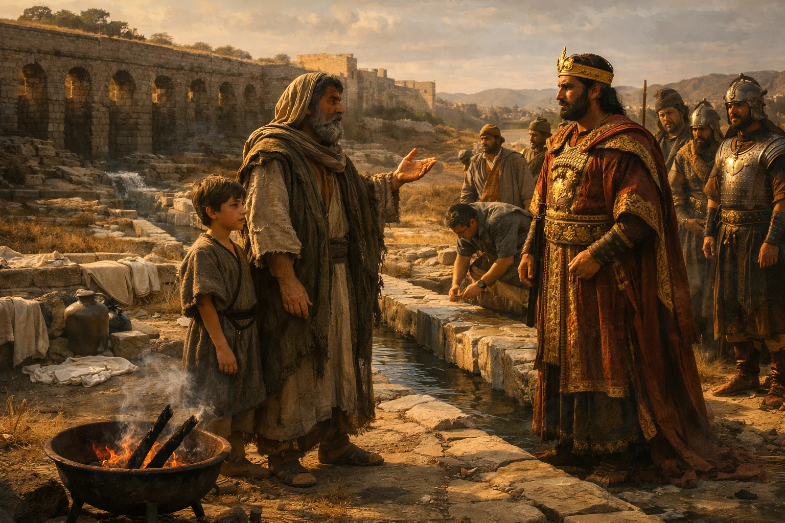 Isaiah Meets Ahaz at the Upper Pool