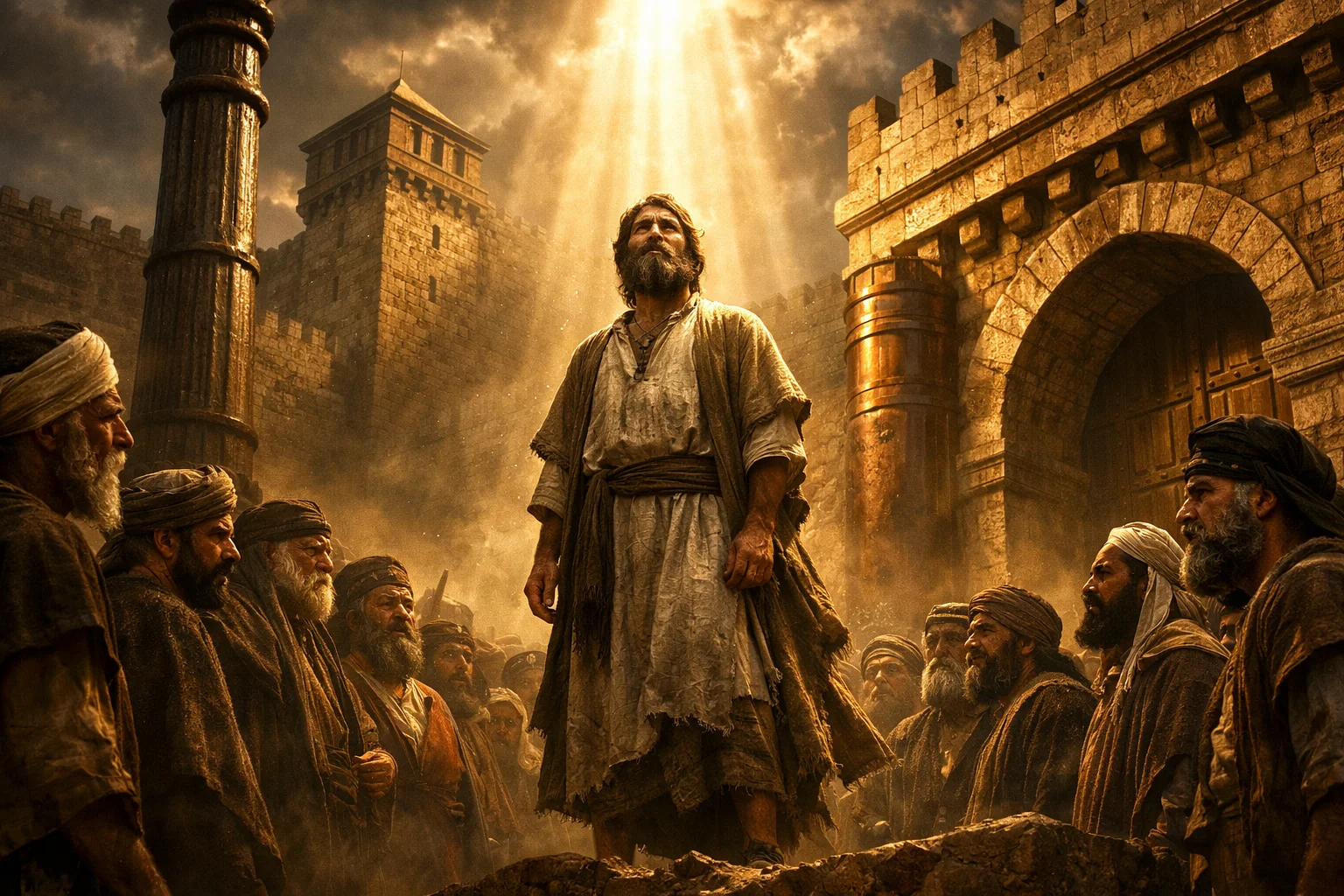 A Fortified City, Iron Pillar, Bronze Wall