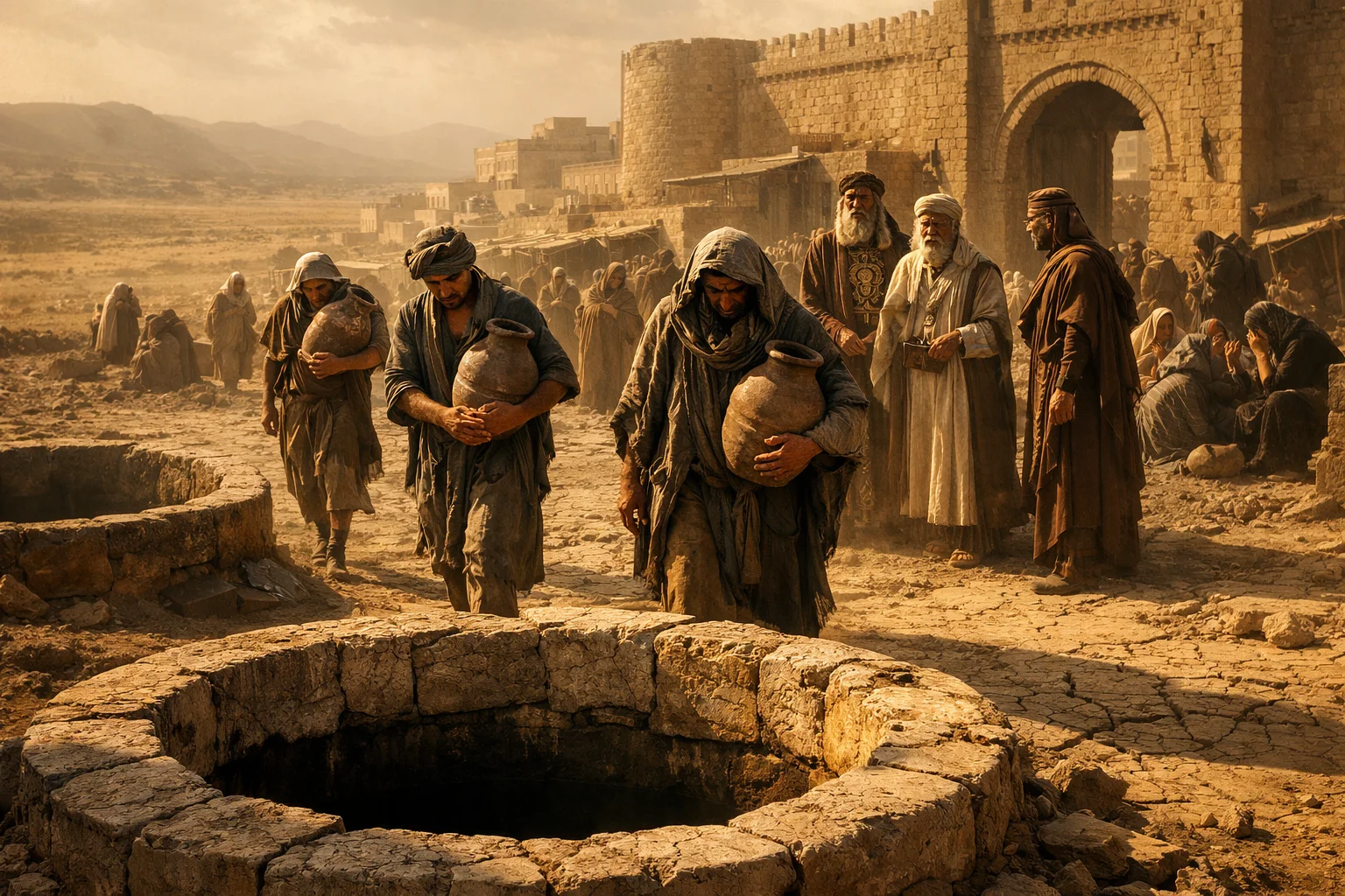 Empty Jars at the Cisterns